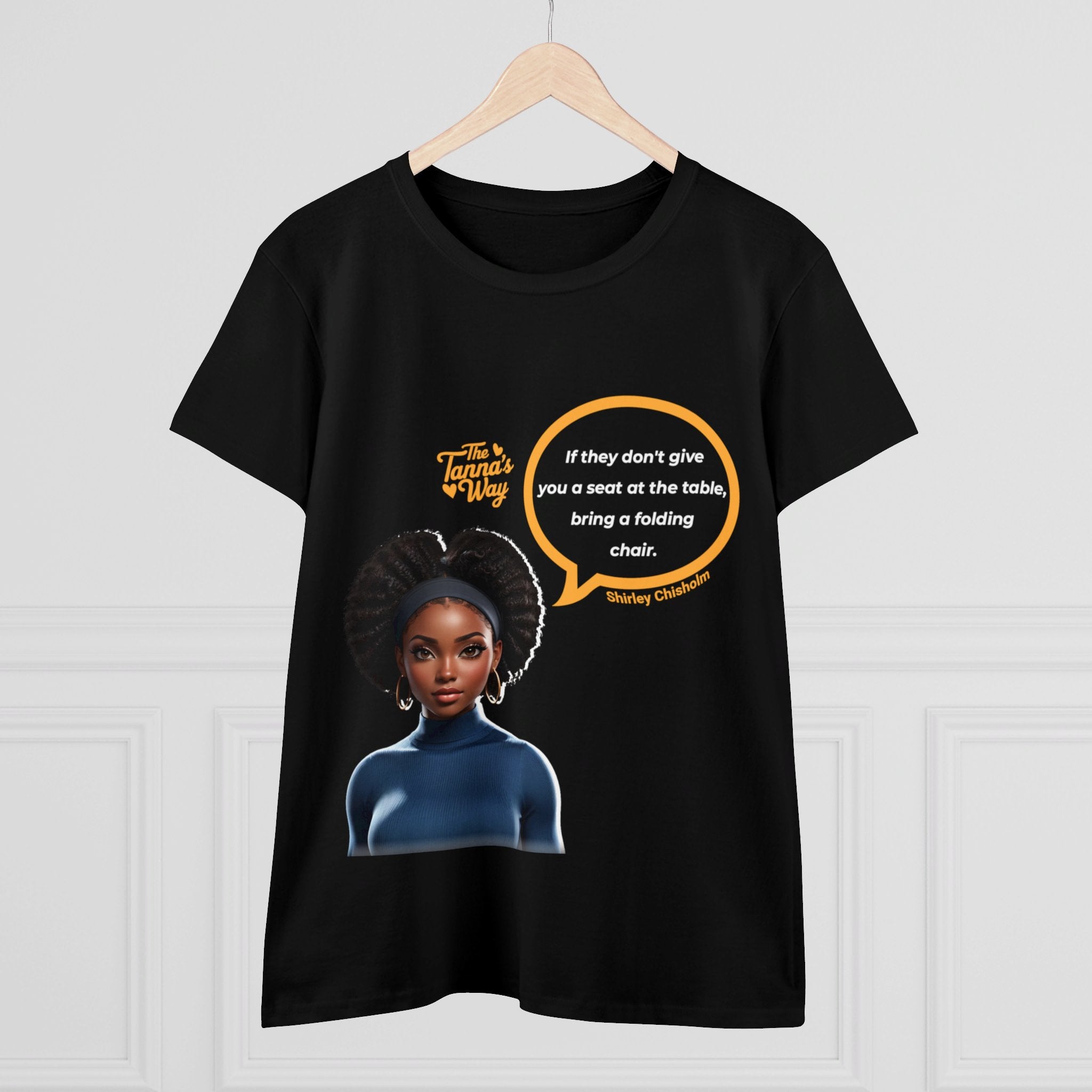 Shirley Chisholm 2 | Women's Midweight Cotton Tee